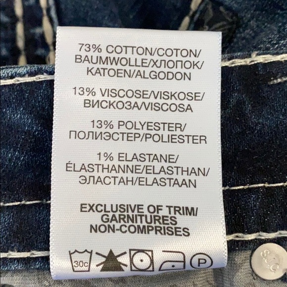 Silver Suki Fluid Denim Bootcut Jeans Sz 28W/33L - Picture 6 of 6